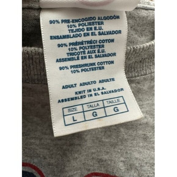 Delta Magum Weight Men Gray Long Sleeve Gray MLB Boston Red Sox Shirt Size Large - Picture 10 of 13